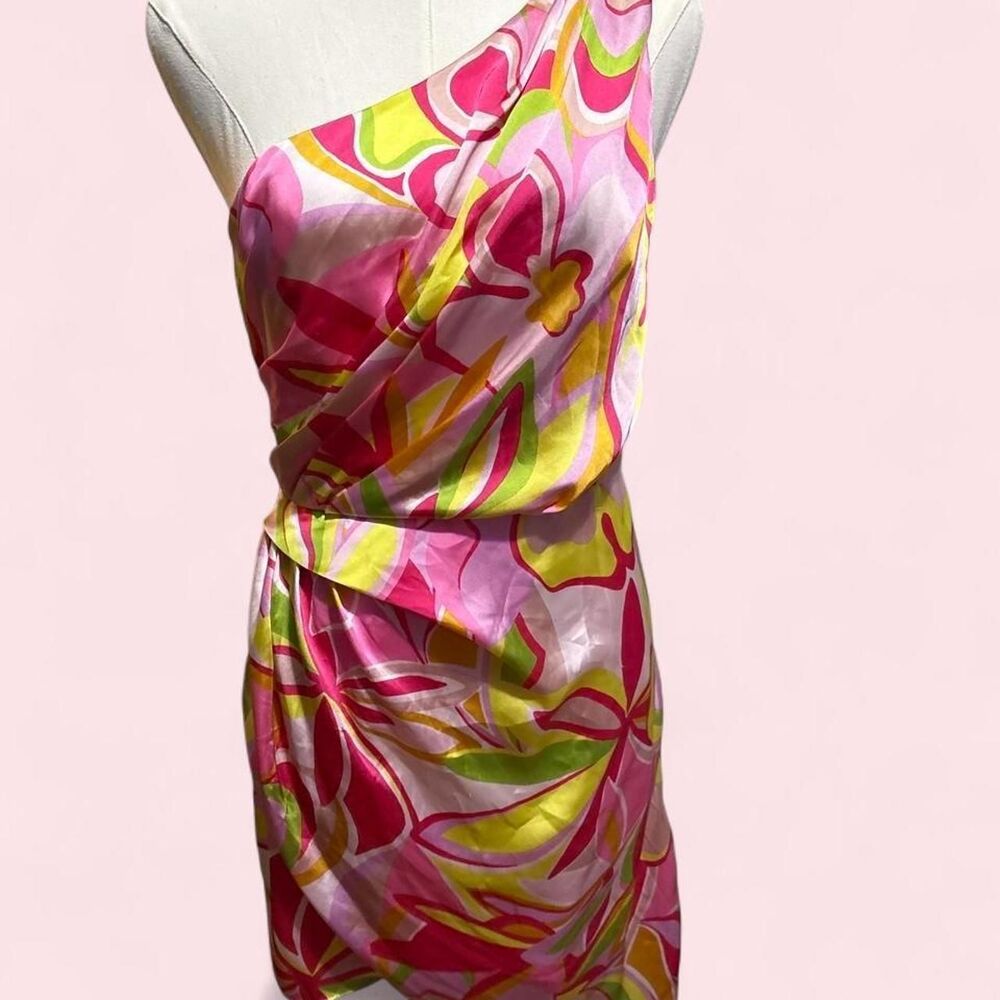 DO+BE One Shoulder Colorful Y2K Dress